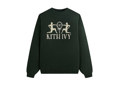 Kith Ivy Emblem Crewneck Sweater Ivy Green