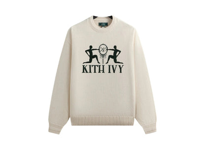 Kith Ivy Emblem Crewneck Sweater Sandrift