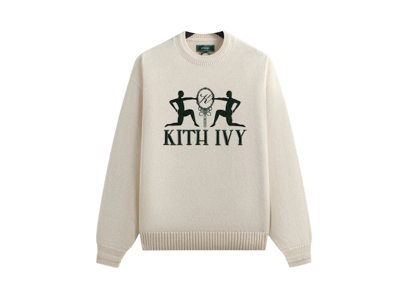 Kith Ivy Emblem Crewneck Sweater Sandrift