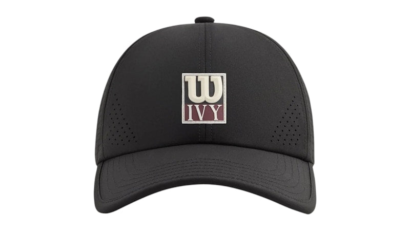 Kith Ivy Wilson Laser Cut Perforated Cap Black