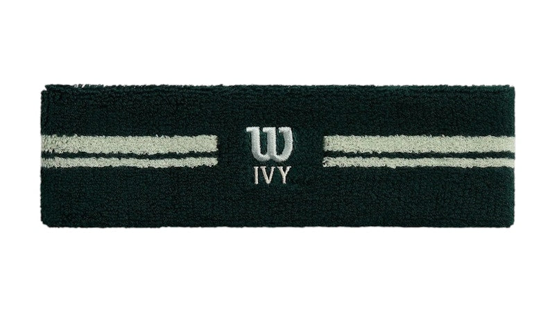 Kith Ivy Wilson Terry Stripe Headband Ivy Green