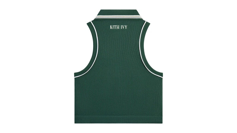 Kith Ivy Wilson Women's Topspin Seamless Polo Ivy Green