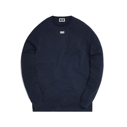 Kith JFK Slub Jersey L/S Tee Obsidian Navy