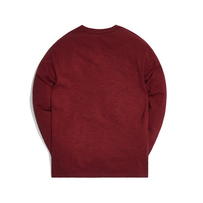 Kith JFK Slub Jersey L/S Tee Red Dahlia