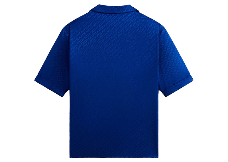 Kith Jacquard Faille Reade Shirt Cyclone