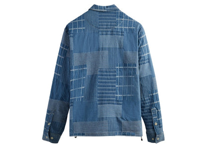Kith Japanese Indigo Jacquard Coaches Jacket Indigo