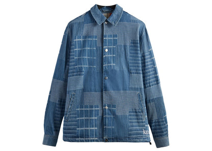Kith Japanese Indigo Jacquard Coaches Jacket Indigo