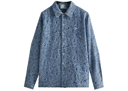 Kith Japanese Indigo Paisley Caldwell Shirt Indigo