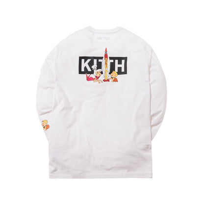 Kith Jetsons Rockets L/S Tee White