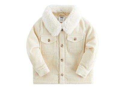 Kith Kids Baby Classic Corduroy Shacket Sandrift