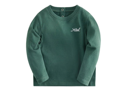 Kith Kids Baby Classic Long Sleeve Tee Jungle Green
