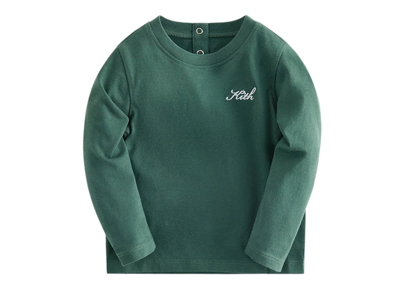 Kith Kids Baby Classic Long Sleeve Tee Jungle Green