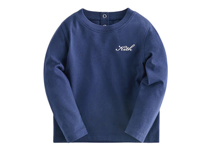 Kith Kids Baby Classic Long Sleeve Tee Peacoat