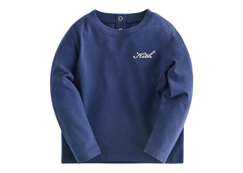 Kith Kids Baby Classic Long Sleeve Tee Peacoat