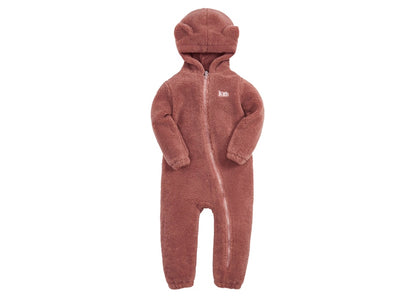 Kith Kids Baby Faux Sherpa Coverall Dusty Quartz