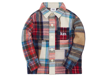 Kith Kids Baby Flannel Blocked Ginza Bergamot