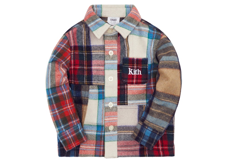 Kith Kids Baby Flannel Blocked Ginza Bergamot