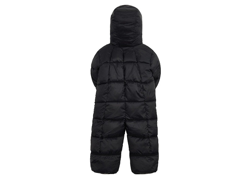 Kith Kids Baby Puffer Coverall Black