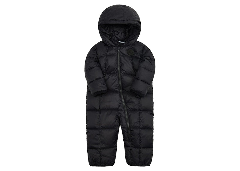 Kith Kids Baby Puffer Coverall Black