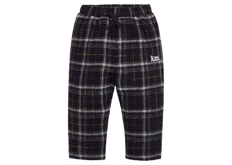 Kith Kids Baby Pull On Pintuck Pant Black