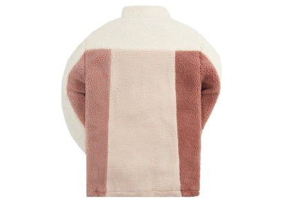 Kith Kids Blocked Sherpa Full Zip Dusty Quartz
