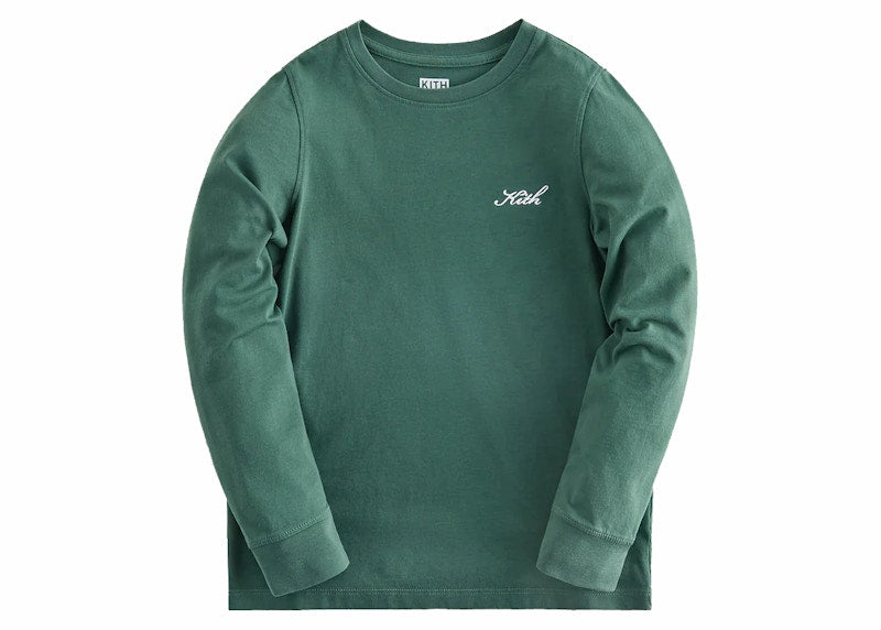 Kith Kids Classic Long Sleeve Tee Jungle Green