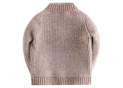 Kith Kids Knit Quarter Zip Dusty Mauve