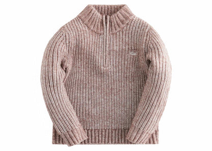 Kith Kids Knit Quarter Zip Dusty Mauve