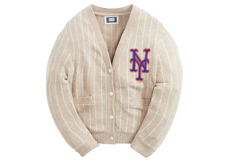 Kith Kids & MLB for New York Yankees Cardigan Oatmeal