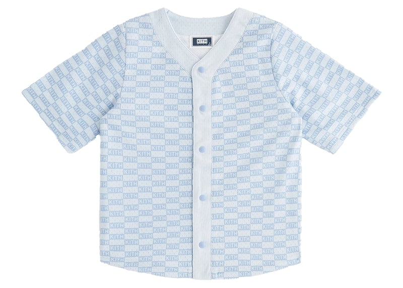 Kith Kids Mesh Baseball Shirt Angelite