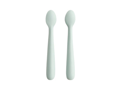 Kith Kids Mushie Silicone Feeding Spoon (2 Pack) Helium