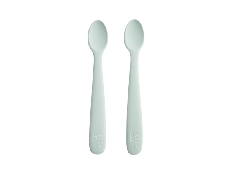 Kith Kids Mushie Silicone Feeding Spoon (2 Pack) Helium