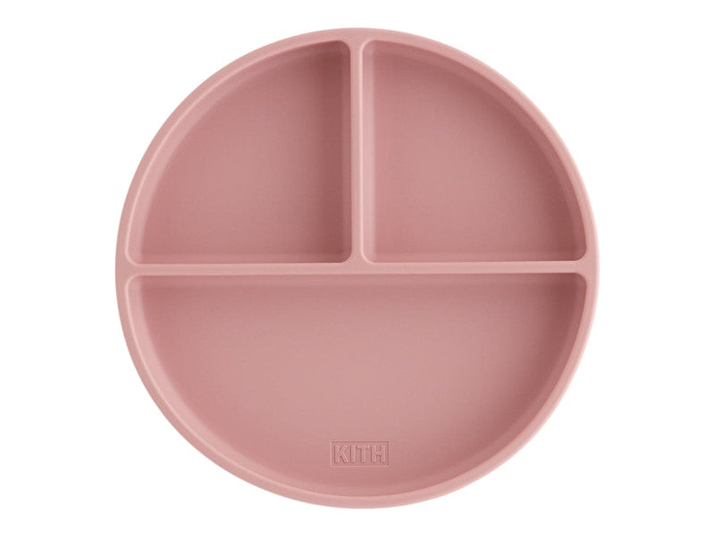 Kith Kids Mushie Silicone Suction Plate Dusty Quartz