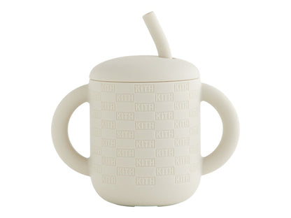 Kith Kids Mushie Silicone Training Cup & Straw Hallow
