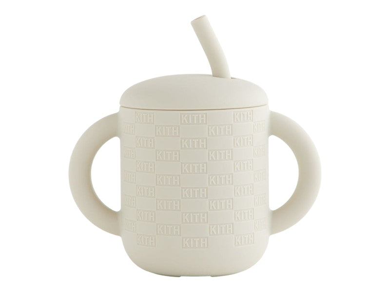 Kith Kids Mushie Silicone Training Cup & Straw Hallow