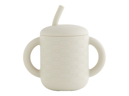 Kith Kids Mushie Silicone Training Cup & Straw Hallow