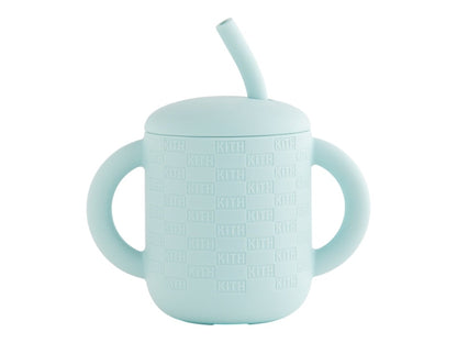 Kith Kids Mushie Silicone Training Cup & Straw Helium