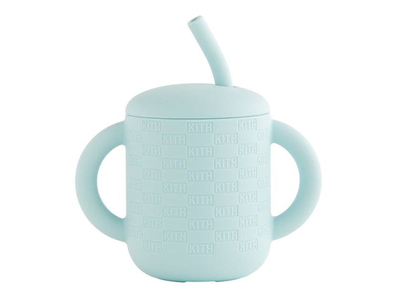 Kith Kids Mushie Silicone Training Cup & Straw Helium