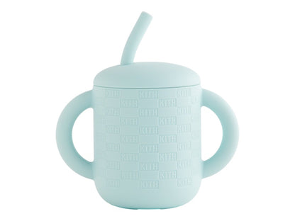 Kith Kids Mushie Silicone Training Cup & Straw Helium