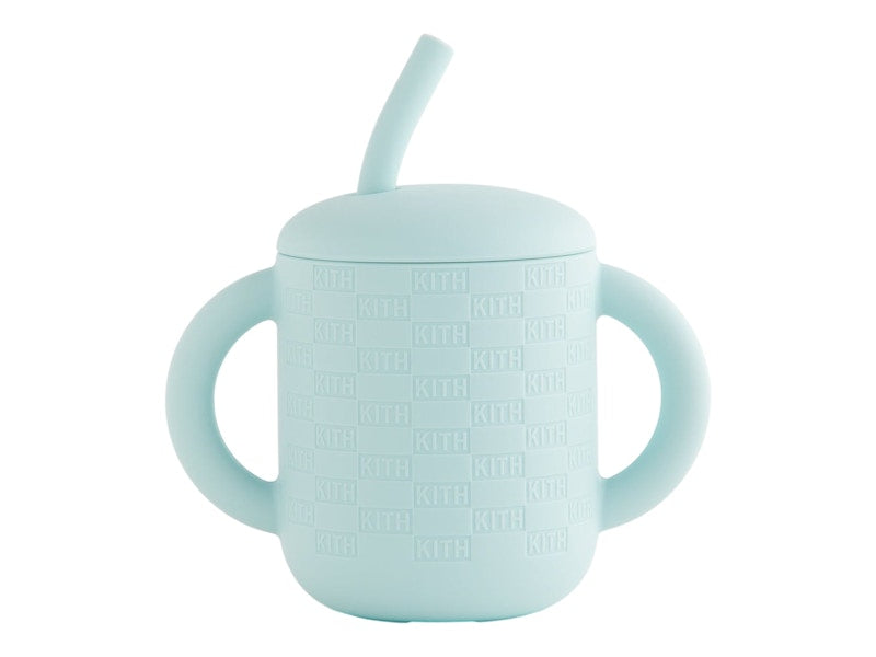 Kith Kids Mushie Silicone Training Cup & Straw Helium