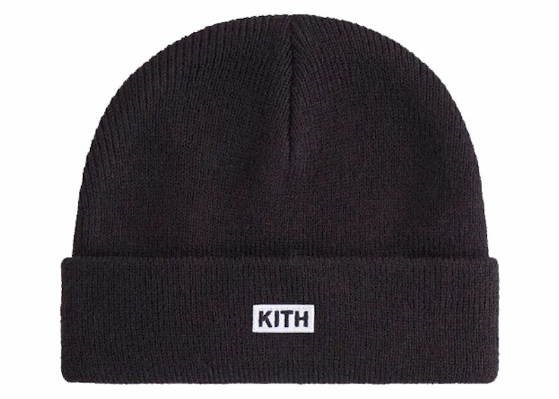 Kith Kids Toddler Classic Logo Rib Beanie Black