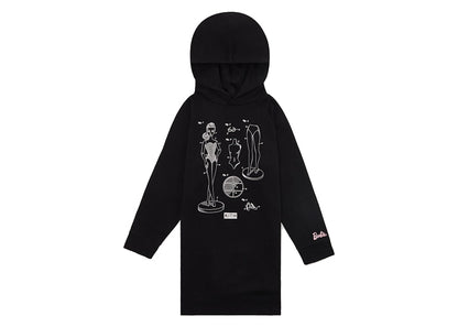Kith Kids for Barbie Hoodie Dress Black