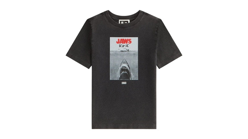 Kith Kids x JAWS Japanese Poster Vintage Tee Black