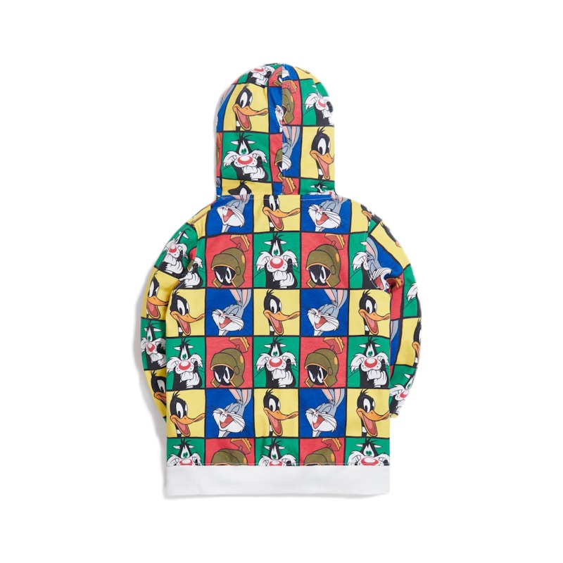 Kith Kids x Looney Tunes AOP Hoodie White/Multi