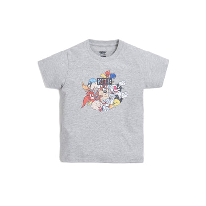 Kith Kids x Looney Tunes Tee Grey