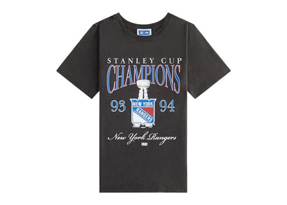 Kith Kids x New York Rangers Champions Vintage Tee Black
