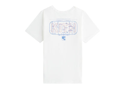 Kith Kids x New York Rangers Hat Trick Rink Tee White