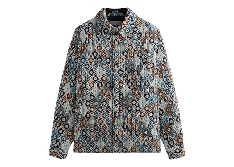 Kith Kilim Mosaic Brixton Puffed Shirt Jacket Muslin