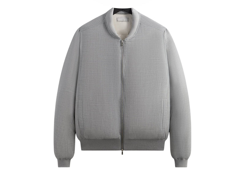 Kith & Kin Liam Puffed Bomber Jacket Light Heather Grey