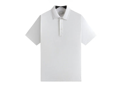 Kith Kin Pima Jersey Short Sleeve Heathrow Polo White